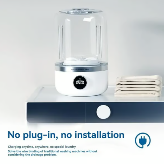 🩲Portable Rechargeable Mini Washing Machine for Underwear！