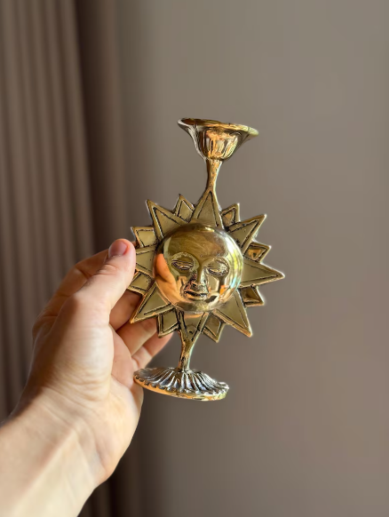 Celestial Vintage Candle Holder🌛🌞