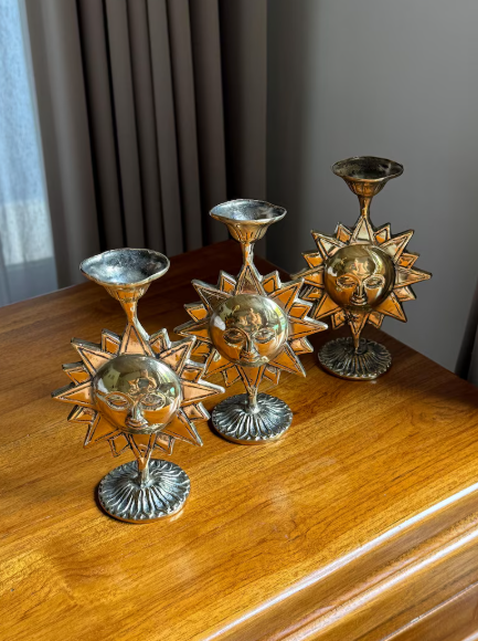 Celestial Vintage Candle Holder🌛🌞
