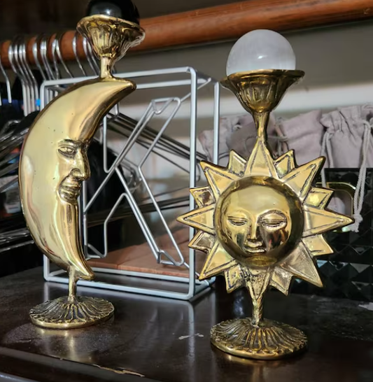 Celestial Vintage Candle Holder🌛🌞